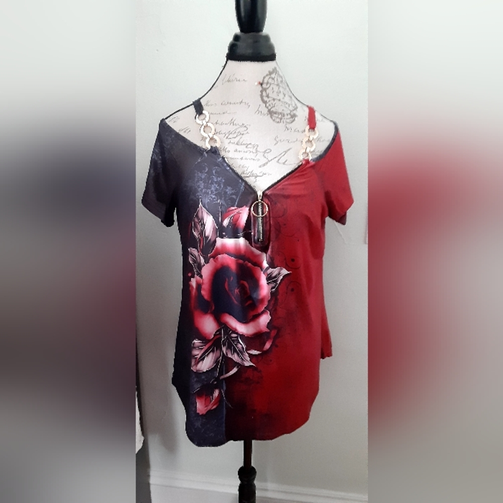 Cold shoulder top